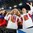PRAGUE, CZECH REPUBLIC - MAY 4: Czech Republic fans cheering on their team against Canada during preliminary round action at the 2015 IIHF Ice Hockey World Championship. (Photo by Andre Ringuette/HHOF-IIHF Images)

